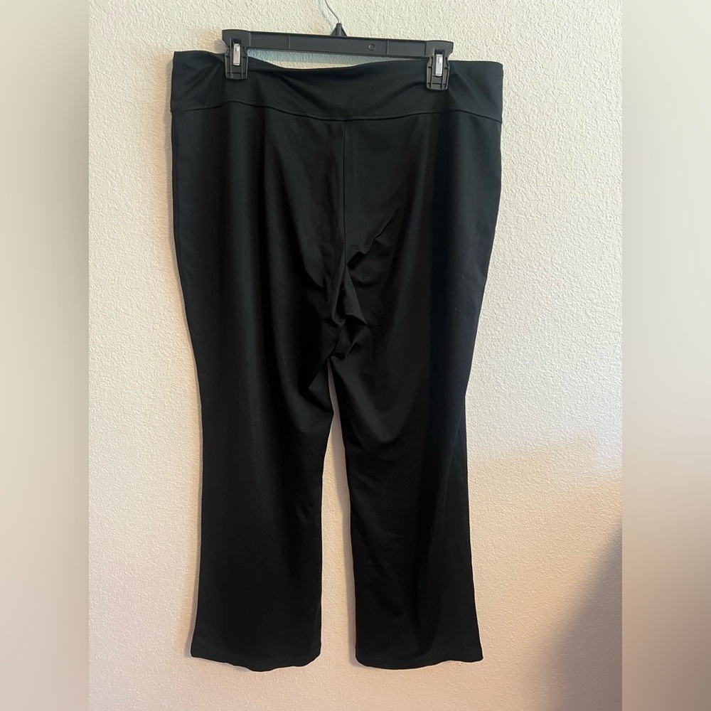 Izod Black Yoga Pants Size Large - Picture 6 of 8